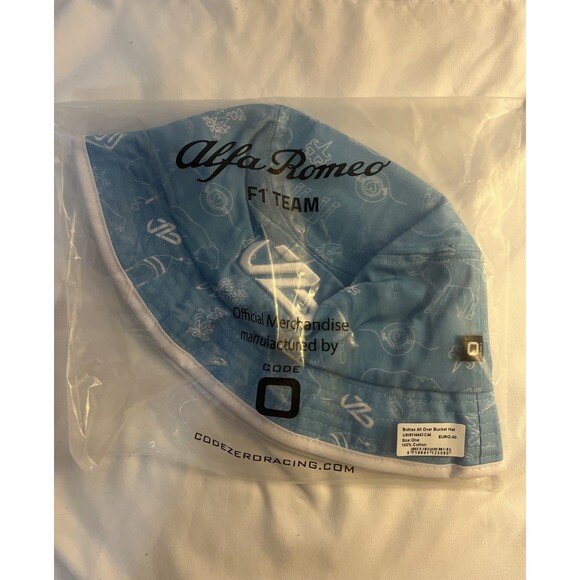 Alfa Romeo Racing F1 Special Edition Valtteri Bottas Bucket Hat - Blue - Picture 3 of 4